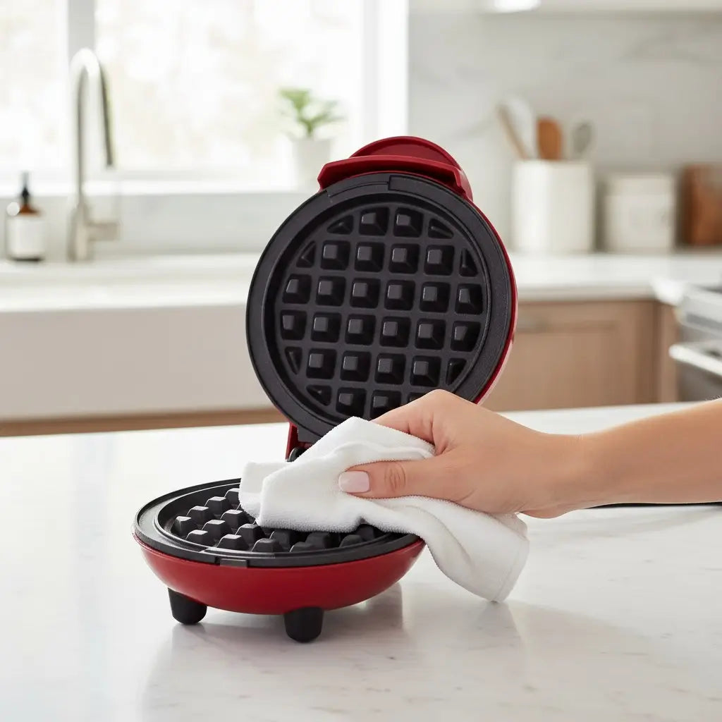 Máquina de Waffle + Ebook 100 Receitas Exclusivas