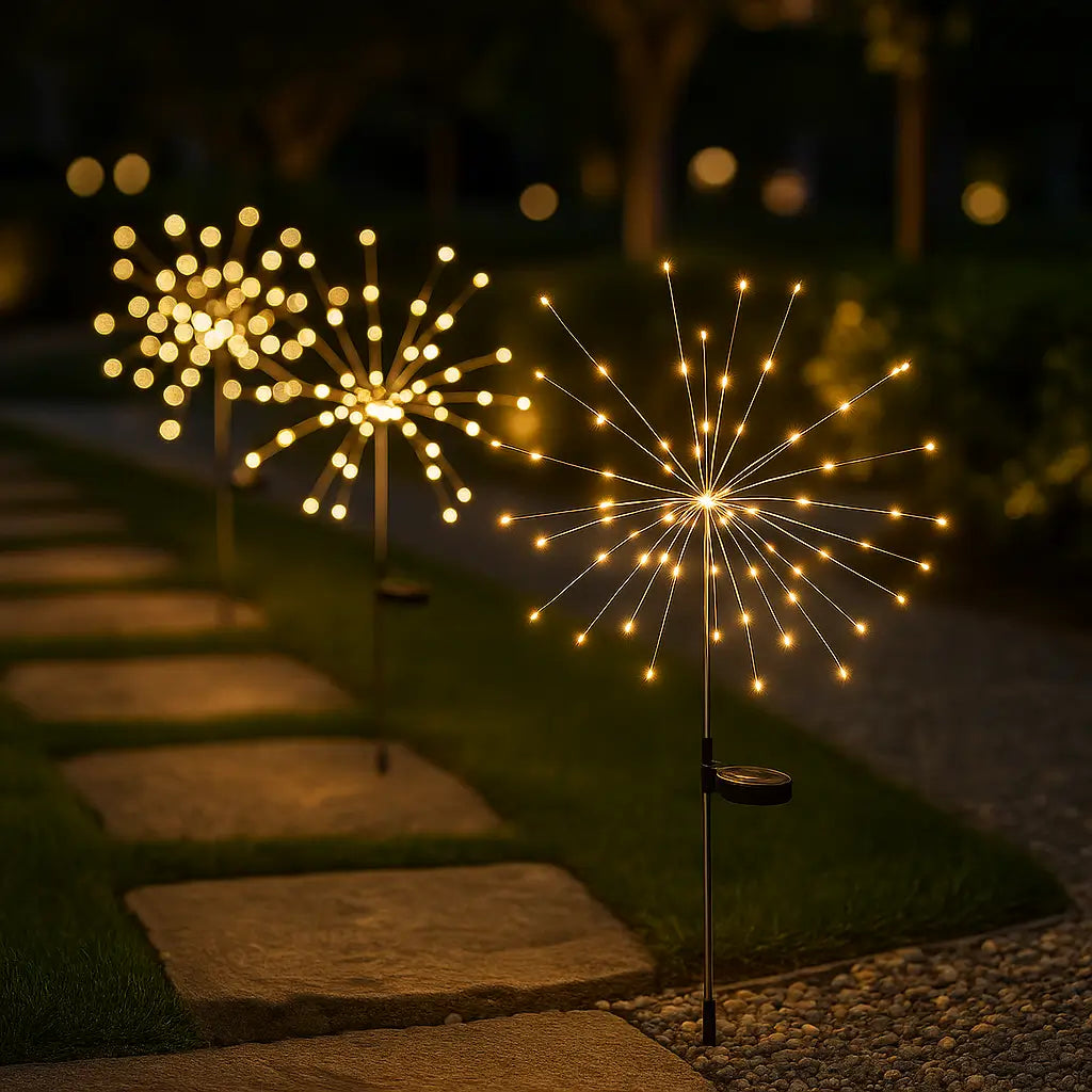 Luz Solar Vagalume De Led