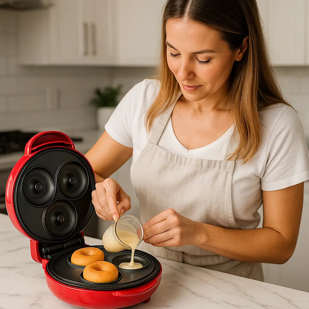Mini Máquina de Donuts + Ebook de Receitas Grátis