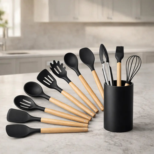 Kit 12 Utensílios Silicone