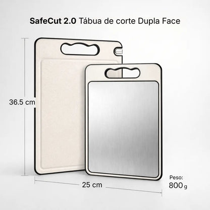 SafeCut 2.0 - Tábua Antibacteriana Dupla Face